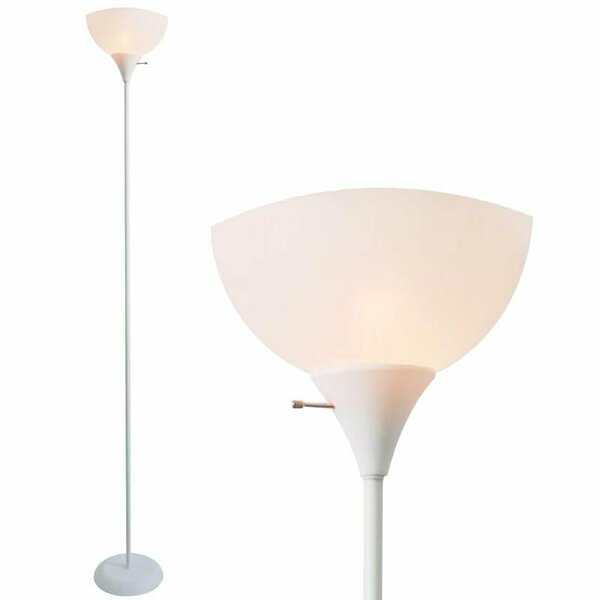 Newhouse FLOOR LAMP BEIGE/WHITE 71in. NHFL-JO-WH